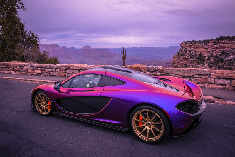 Illustration for article titled What It Was Like Driving My Dream Car, A Hyperblurple McLaren P1, Home